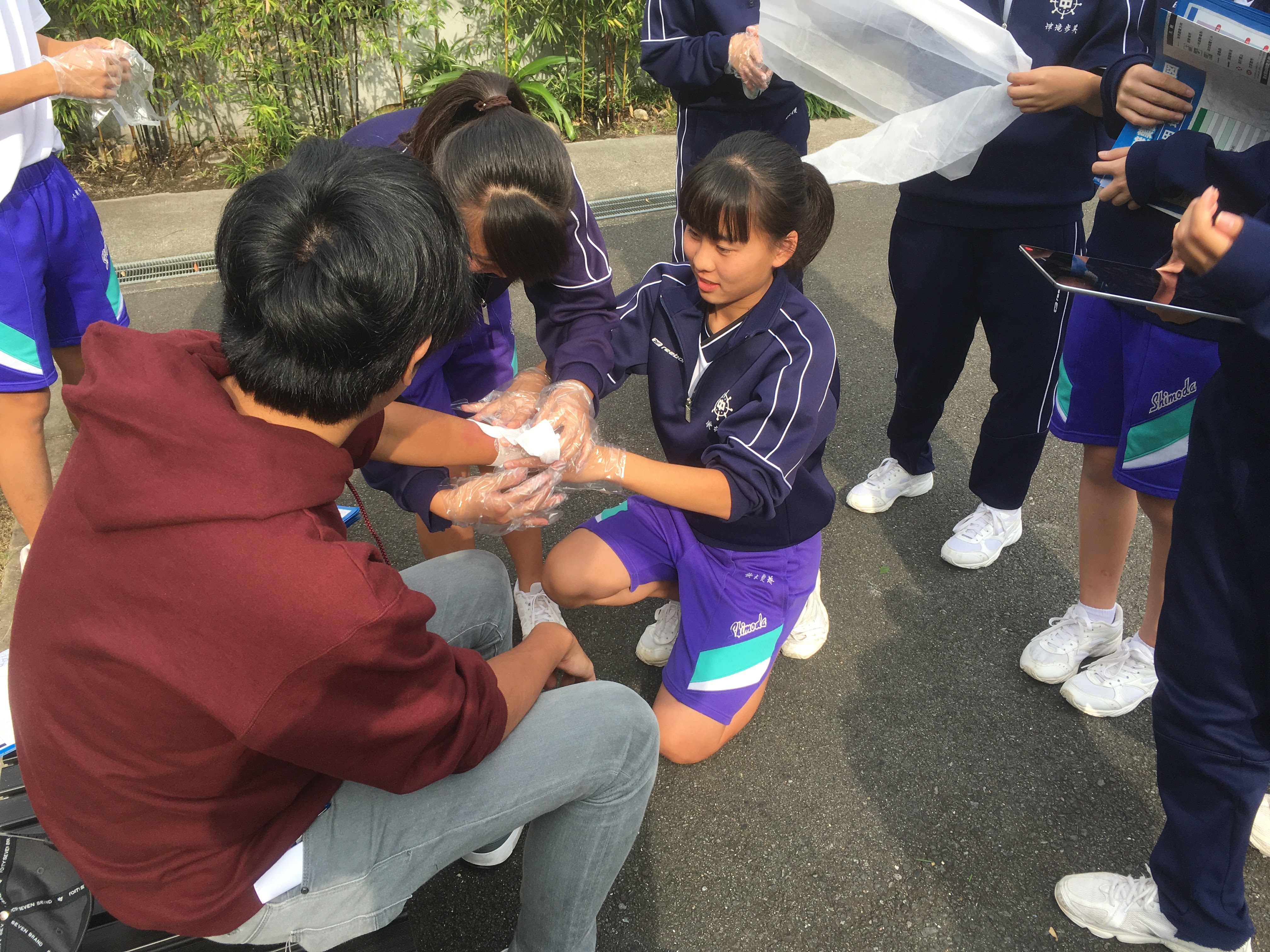 Disaster prevention training